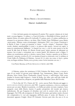 paolo messina rosa fresca aulentissima