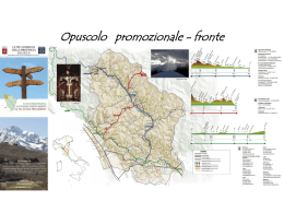 Opuscolo promozionale
