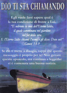 Leggi l`opuscolo allegato!