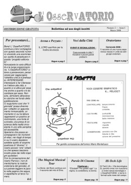 Numero 2 - L`OsseRvATORIO