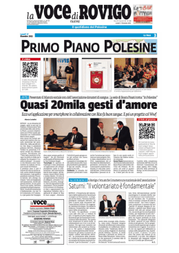 La Voce del 17 dicembre 2012 - Avis