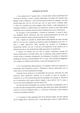 Sentenza di Cassazione