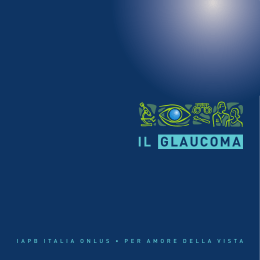 il glaucoma - Agenzia internazionale per la prevenzione della cecità