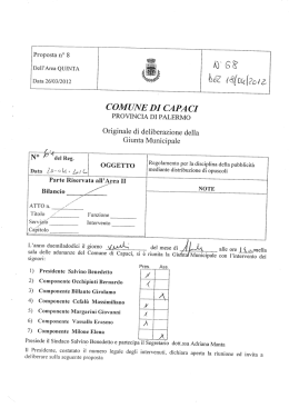 COMUNE DI CAPA CI