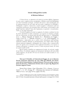 Schede bibliografiche inedite di Michele Bellucci