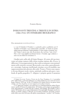 insegnanti trentini a trieste e in istria (1866