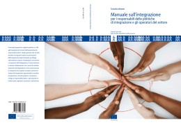 Manuale sull`integrazione