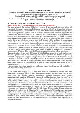 MAPPA N&deg; 2 IL PROCESSO DI DECISIONE