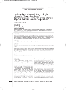 scarica il documento - Museo di Antropologia criminale Cesare
