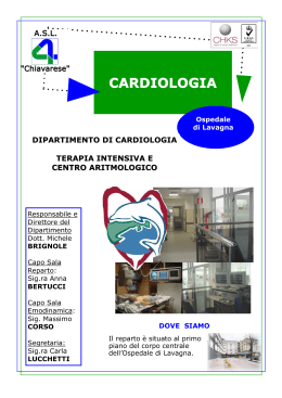 cardiologia - ASL 4 Chiavarese