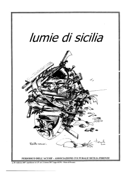 lumie di sicilia n. 59 - febbraio 2007