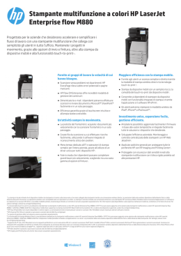 Stampante multifunzione a colori HP LaserJet Enterprise flow