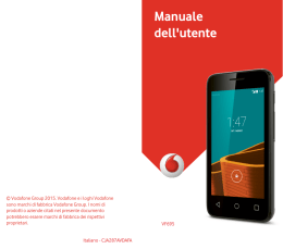 Manuale dell`utente