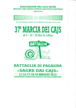 volantino - Atletica CUS Udine