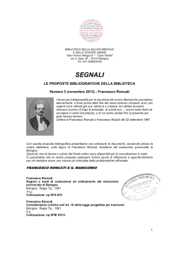 Segnali 3 - Francesco Roncati - Istituzione Gian Franco Minguzzi