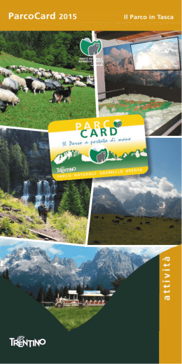 Scarica la bozza del depliant ParcoCard 2015