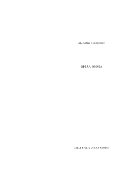 Opera Omnia - Famiglia Paolina