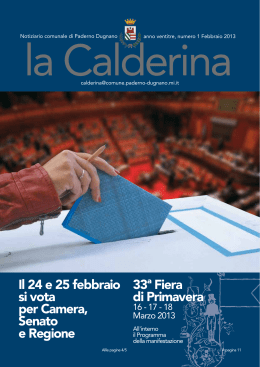Febbraio 2013 - Sito Istituzionale del Comune di Paderno Dugnano
