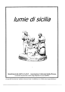 lumie di sicilia n. 66 - giugno 2009