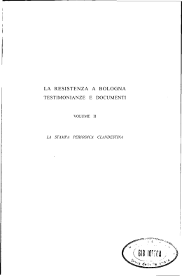 Volume II - Istituto Storico Parri Emilia Romagna