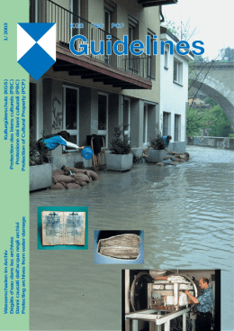 Danni causati dall`acqua agli archivi