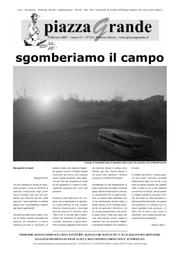 sgomberiamo il campo