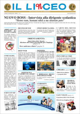 N.1: Maggio 2014 - Liceo Scientifico GC Vanini