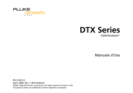 DTX Series CableAnalyzer
