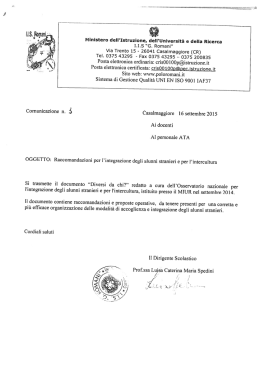 Integrazione alunni stranieri e intercultura