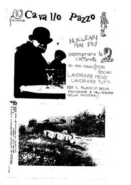NUMERO 10 del Giugno 1987 - NUCLEARE MAI PIU