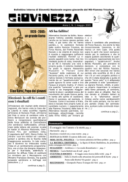 Numero 1, maggio 2005