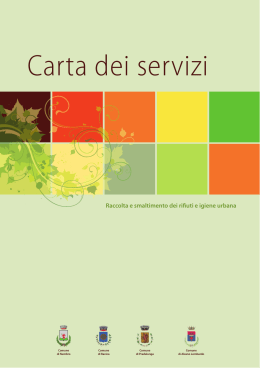 Carta dei servizi - Comune di Alzano Lombardo
