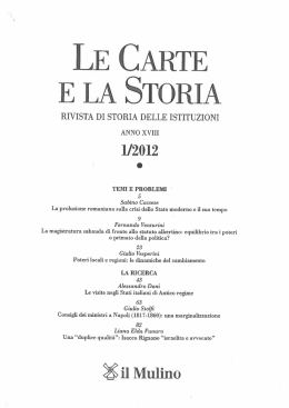 le carte e la storia