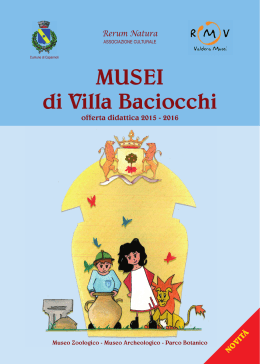 Libretto percorsi didattici 2015-2016