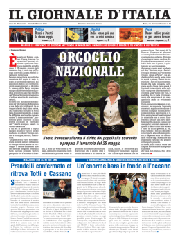 Un`enorme bara in fondo all`oceano Prandelli confermato ct ritrova