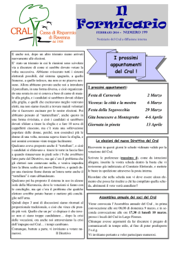 Il Formicario - CRAL - Cassa di Risparmio di Ravenna