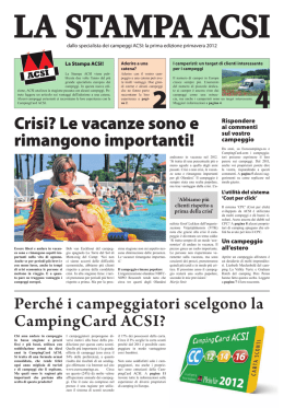 La Stampa ACSI - ACSI