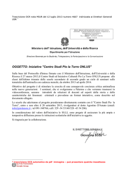 Trascrizione Nota Miur del 12 luglio 2013 + allegato pdf
