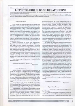 l`epistolario elbano di napoleone