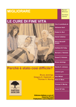 MIGLIORARE LE CURE DI FINE VITA