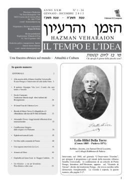 il tempo e l`idea