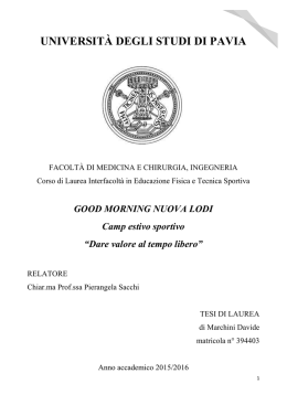 Tesi Marchini Davide