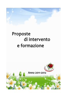 Progetti 2011-2012
