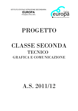 progetto classe seconda as 2011/12