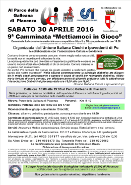 SCARICA: 30 APRILE - Piacenza