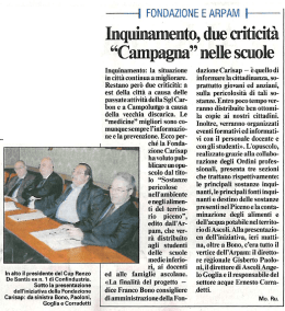 In alto il presidente del Clip Renzo De Santis ex n. 1 di Confindustria