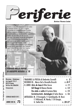 TRADURRE LA POESIA di Ombretta Ciurnelli P. 3