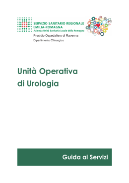 Unit&agrave; Operativa di Urologia - AUSL Romagna