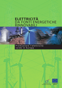 elettricità da fonti rinnovabili