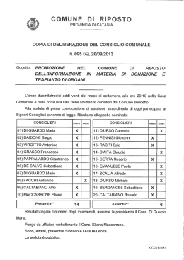 CC 13_095 - Comune di Riposto